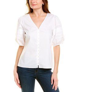 Brooks Brothers Puff-Sleeve Blouse